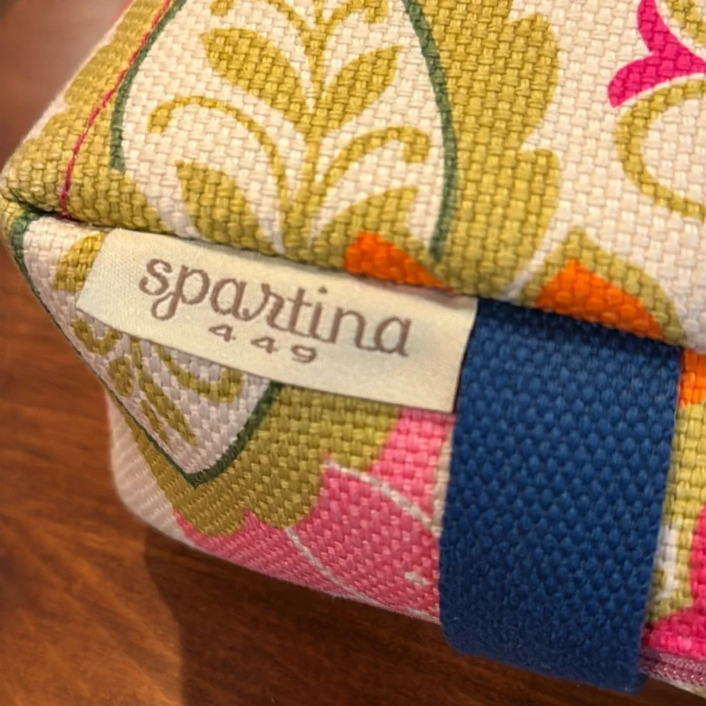 NWOT Spartina 449 Women’s Floral Large Cosmetic Bag Accessory Storage Travel NEW
